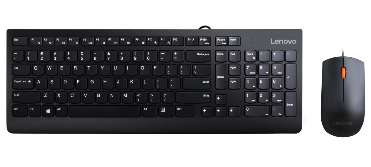 Lenovo Essential Wired Keyboard and Mouse Combo-Russian Cyrillic (4X30L79912)