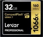 Lexar 32GB Professional 1066x CompactFlash Memory Card (UDMA 7, 2-Pack) (LCF32GCRBAS1066)
