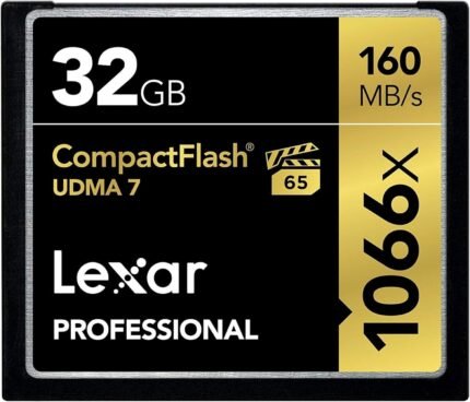 Lexar 32GB Professional 1066x CompactFlash Memory Card (UDMA 7, 2-Pack) (LCF32GCRBAS1066)
