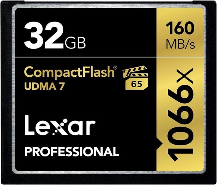 Lexar 32GB Professional 1066x CompactFlash Memory Card (UDMA 7, 2-Pack) (LCF32GCRBAS1066)