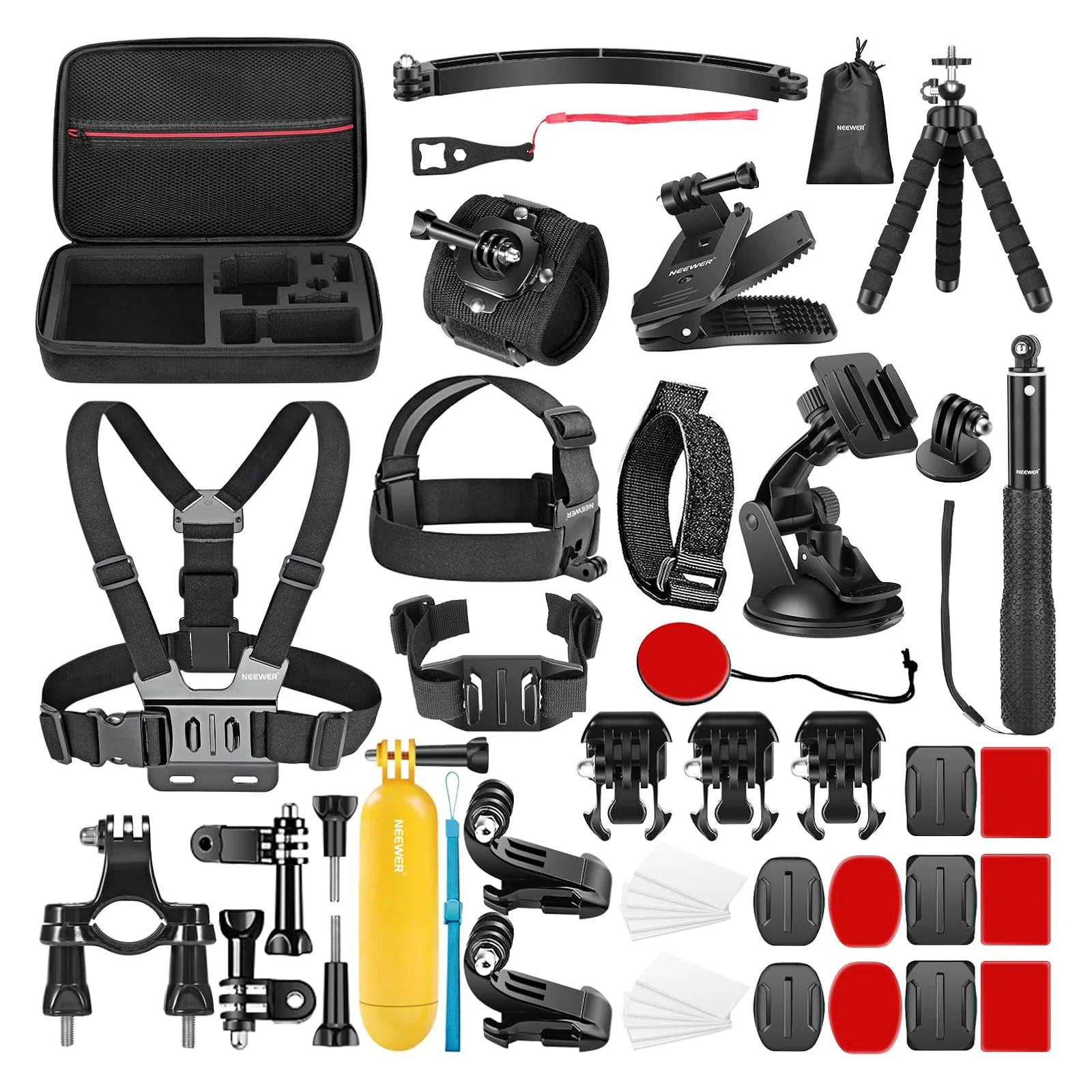 Neewer 50-in-1 Accessory Kit for GoPro Neewer 50-in-1 Accessory Kit for GoPro