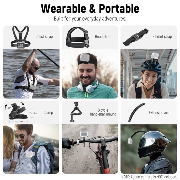 Neewer 50-in-1 Accessory Kit for GoPro3
