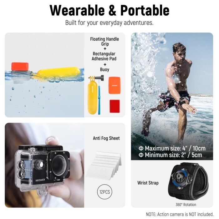 Neewer 50-in-1 Accessory Kit for GoPro4