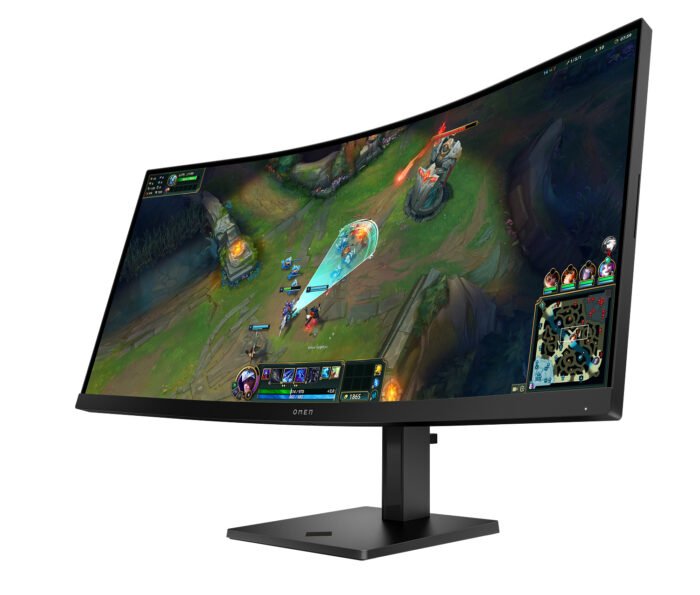 OMEN by HP 34 inch WQHD 165Hz Curved Gaming Monitor - OMEN 34c (AV4C1AA) 2