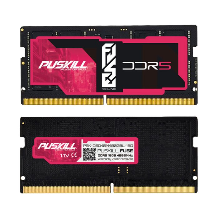 PUSKILL 16GB 2Rx8 DDR5 4800MHz Sodimm Ram 2