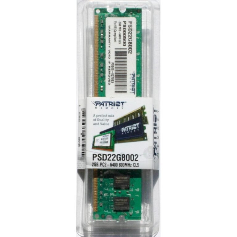 Patriot 2GB DDR2 800MHz PC2-6400 RAM (PSD22G8002)