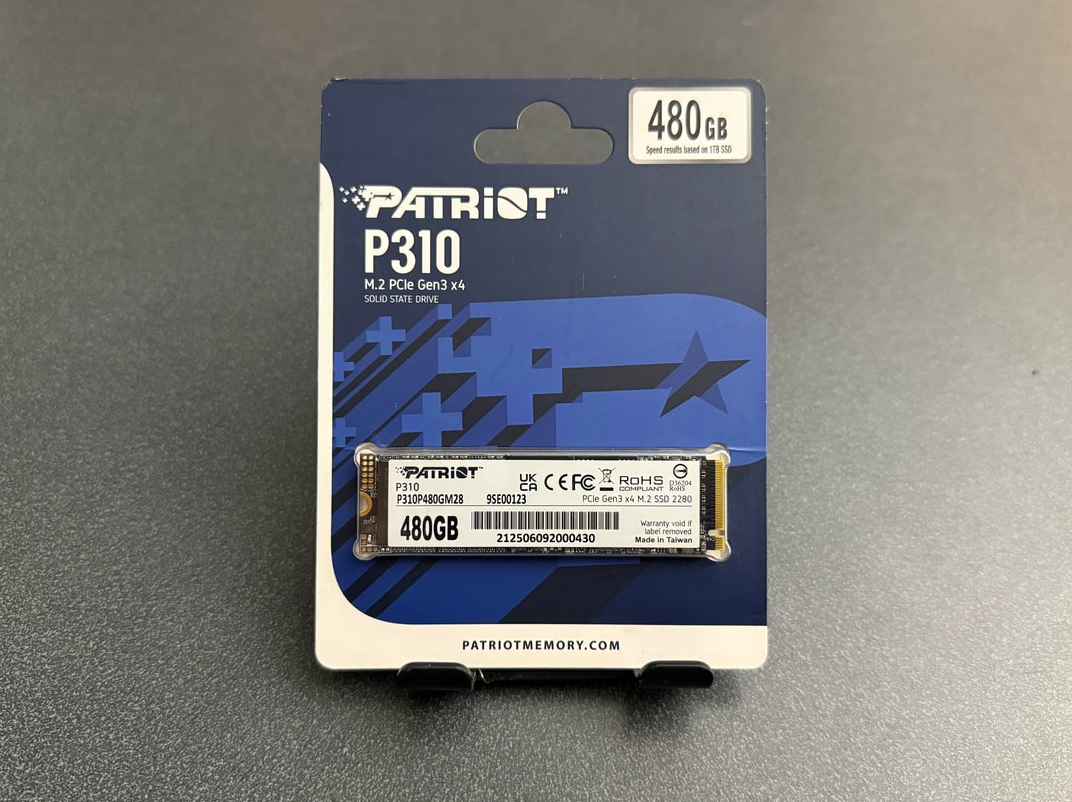 Patriot Memory P310 M.2 480GB PCI Express 3.0 NVMe SSD (P310P480GM28) Patriot Memory P310 M.2 480GB PCI Express 3.0 NVMe SSD (P310P480GM28)