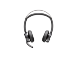 Poly Voyager Focus 2 Microsoft Teams Certified USB-C-C Headset +USB-C/A Adapter +Charging Stand (9T9J6AA) - Image 3