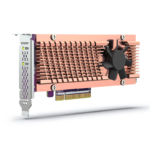 QM2-2P-384A | Add two M.2 NVMe SSDs to your NAS with a PCIe 3.0 expansion card
