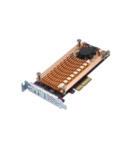 QNAP QM2-2P-244A Dual M.2 22110/2280 Pcie SSD Expansion Card (QM2-2P-244A)