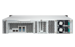 QNAP TS-1232PXU-RP-4G Quad-core Alpine AL324 1.7GHz 4GB DDR4 UDIMM(1xUDIMM) 2x10GbE SFP 2x2.5 GbE 1xGbE 4xUSB3.0 250W(x2)) PSU 2
