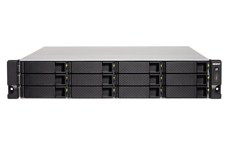 QNAP TS-1232PXU-RP-4G Quad-core Alpine AL324 1.7GHz 4GB DDR4 UDIMM(1xUDIMM) 2x10GbE SFP 2x2.5 GbE 1xGbE 4xUSB3.0 250W(x2)) PSU