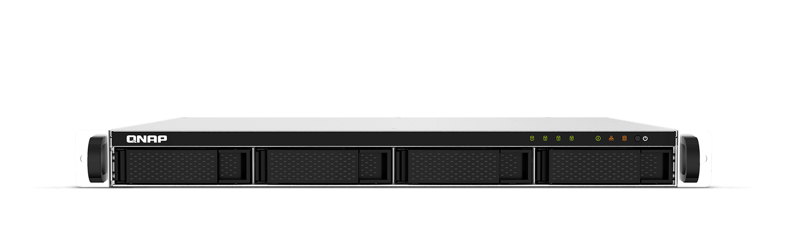 Qnap TS-432PXU-RP-2G Rackmount Quad-core Alpine AL324 1.7GHz; 2GB DDR4 UDIMM (1xUDIMM); 2 x 10GbE SFP+; 2 x 2.5 GbE; 1 x GbE; 4 x USB3.0; 250W(x2)) PSU, EU Edition (TS-432PXU-RP-2G) - Image 1