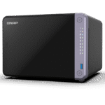 6-bay 3.5" desktop NAS, AL524 4C 2.0GHz, 4GB DDR4 RAM (max 16GB), 2 x 10GbE SFP+, 2 x 2.5GbE, 1 x PCIe Gen3, 2 x USB 3.2 Gen1 (TS-632X-4G)