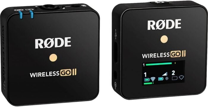 RODE Wireless GO II Single Compact Digital Wireless Microphone System Recorder (2.4 GHz, Black) 2