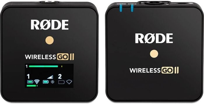 RODE Wireless GO II Single Compact Digital Wireless Microphone System Recorder (2.4 GHz, Black) 3