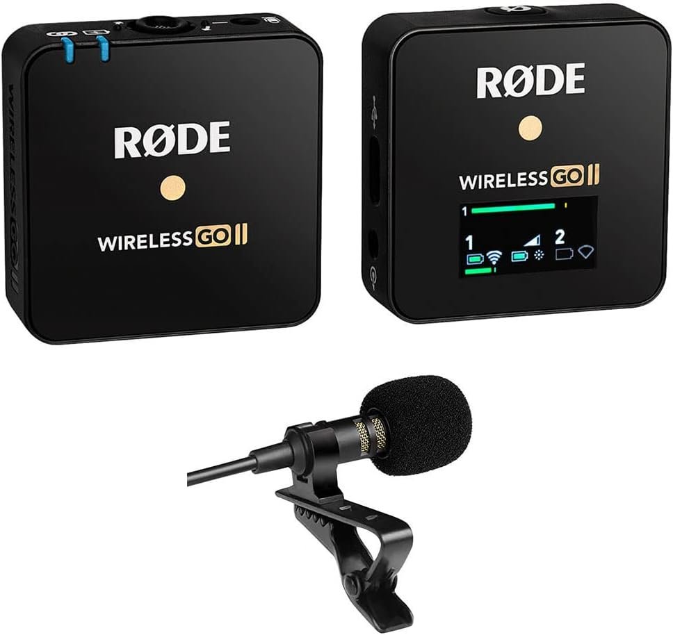 RODE Wireless GO II Single Compact Digital Wireless Microphone System Recorder (2.4 GHz, Black) RODE Wireless GO II Single Compact Digital Wireless Microphone System Recorder (2.4 GHz, Black)