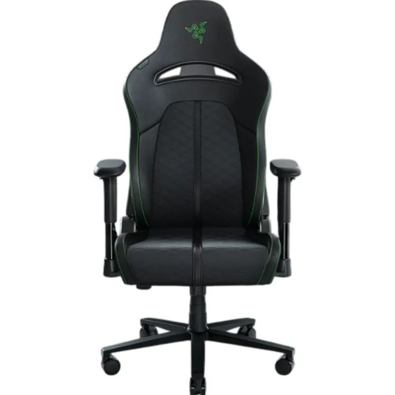 Razer Chair Enki X PU Leather, 2D-Armrests, black-green (RZ38-03880100-R3G1)