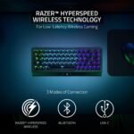 Razer Gaming Keyboard BlackWidow V3 Mini HyperSpeed Green Switch WL BT USB RU RGB, Black3