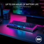 Razer Gaming Keyboard BlackWidow V3 Mini HyperSpeed Green Switch WL BT USB RU RGB, Black5