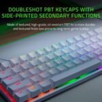Razer Gaming Keyboard Huntsman Mini Mercury Ed. Red Switch USB RU RGB, White3