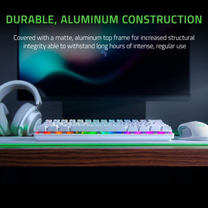 Razer Gaming Keyboard Huntsman Mini Mercury Ed. Red Switch USB RU RGB, White5