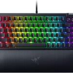 Razer Keyboard BlackWidow V4 75% RGB 83key Mechanical Tactile Switch GEN-3, USB-A, EN, black