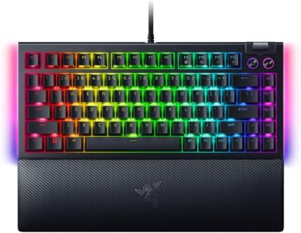 Razer Keyboard BlackWidow V4 75% RGB 83key Mechanical Tactile Switch GEN-3, USB-A, EN, black
