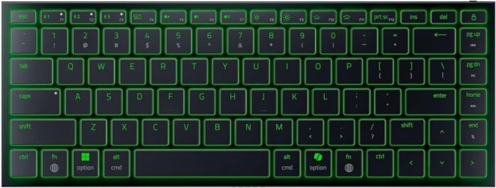 Razer Keyboard Joro Ultra Low-Profile, 86key, BT, EN, RGB, black