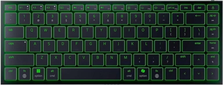 Razer Keyboard Joro Ultra Low-Profile, 86key, BT, EN, RGB, black