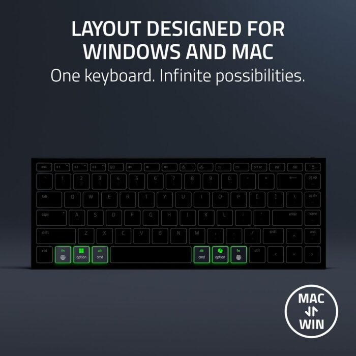 Razer Keyboard Joro Ultra Low-Profile, 86key, BT, EN, RGB, black10