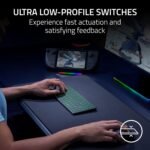 Razer Keyboard Joro Ultra Low-Profile, 86key, BT, EN, RGB, black6