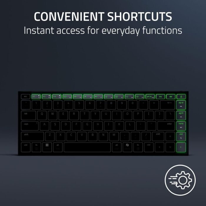 Razer Keyboard Joro Ultra Low-Profile, 86key, BT, EN, RGB, black9