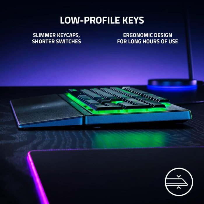 Razer Keyboard Membrane Ornata V3 X 104key, USB-A, EN RU, RGB, black2