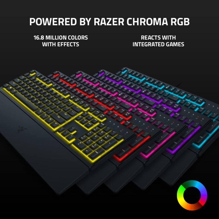 Razer Keyboard Membrane Ornata V3 X 104key, USB-A, EN RU, RGB, black7