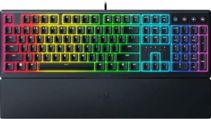 Razer Keyboard Ornata V3 RGB 104key Mecha-Membrane Switch USB EN, black