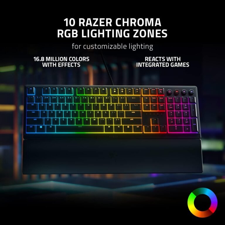 Razer Keyboard Ornata V3 RGB 104key Mecha-Membrane Switch USB EN, black7
