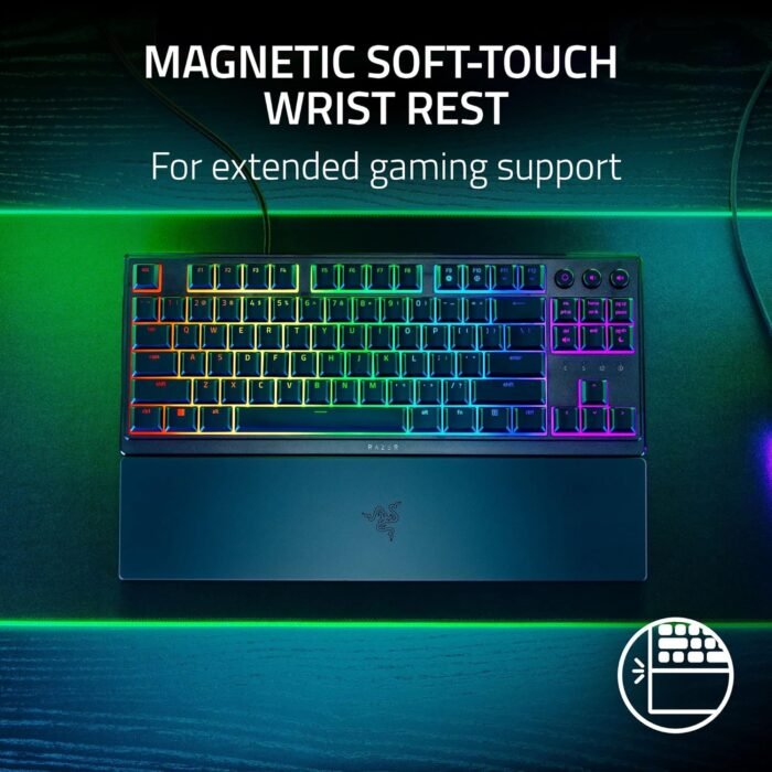 Razer Keyboard Ornata V3 TKL RGB 84key Mecha-Membrane Switch USB-A EN, black6
