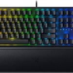 Razer Keyboard mechanical BlackWidow V3 TKL 87key, Green Switch, USB-A, EN RU, RGB, black