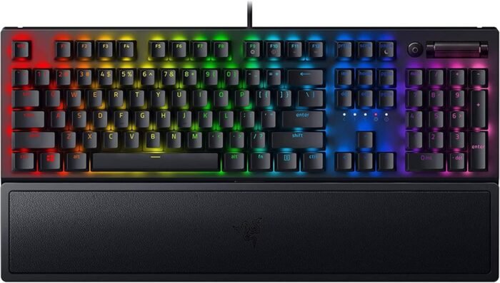 Razer Keyboard mechanical BlackWidow V3 TKL 87key, Green Switch, USB-A, EN RU, RGB, black