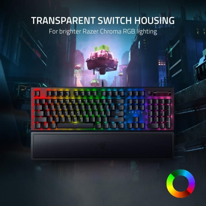 Razer Keyboard mechanical BlackWidow V3 TKL 87key, Green Switch, USB-A, EN RU, RGB, black5