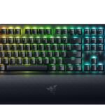 Razer Keyboard mechanical BlackWidow V4, 114key, Yellow Switch, USB-A, EN RU, RGB, black