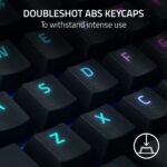 Razer Keyboard mechanical BlackWidow V4, 114key, Yellow Switch, USB-A, EN RU, RGB, black6