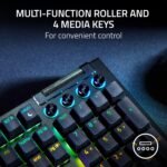 Razer Keyboard mechanical BlackWidow V4, 114key, Yellow Switch, USB-A, EN RU, RGB, black7