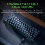 Razer Keyboard mechanical Huntsman Mini 61key, Red Switch, USB-A, EN, RGB, black4
