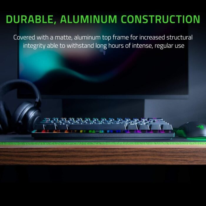 Razer Keyboard mechanical Huntsman Mini 61key, Red Switch, USB-A, EN, RGB, black5