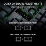 Razer Keyboard mechanical Huntsman V3 Pro 8KHz, 104key, Analog Optical Switch Gen-2, USB-A, EN, RGB, black6