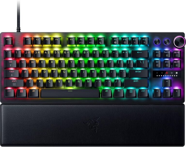 Razer Keyboard mechanical Huntsman V3 Pro TKL 8KHz, 84key, Analog Optical Switch Gen-2, USB-A, EN, RGB, black1
