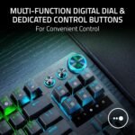 Razer Keyboard mechanical Huntsman V3 Pro TKL 8KHz, 84key, Analog Optical Switch Gen-2, USB-A, EN, RGB, black11