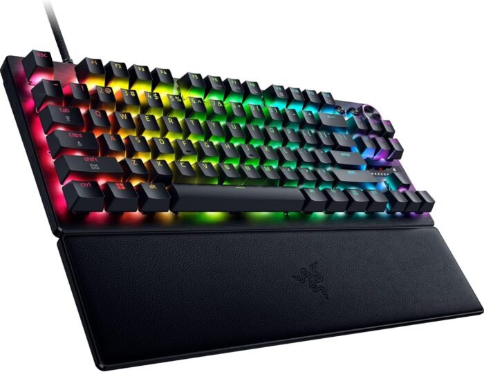Razer Keyboard mechanical Huntsman V3 Pro TKL 8KHz, 84key, Analog Optical Switch Gen-2, USB-A, EN, RGB, black15